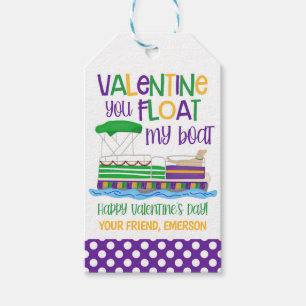 Étiquettes-cadeau Tag Mardi Gras Valentine Favor