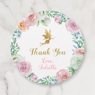 Étiquettes Cadeau Tag Merci de fée, Tag Faveur de fée, Tag Loot