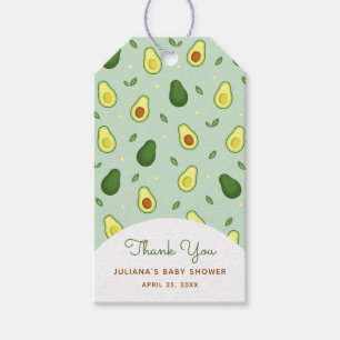 Étiquettes-cadeau Tag Saint-Guacamole Avocado Baby shower vert Favor