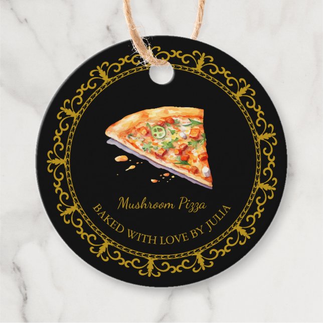 Étiquettes Cadeau Tag vintage fait maison (Devant)