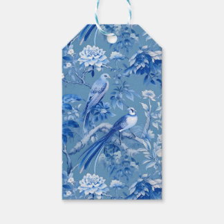 Étiquettes-cadeau Tags cadeau bleu Chinoiserie