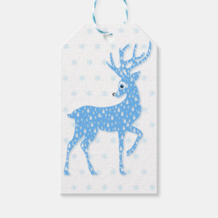 Étiquettes-cadeau Tags cadeaux Christmas RainDeer (Reindeer)