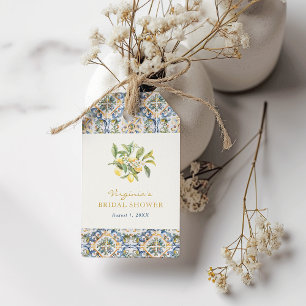 Étiquettes-cadeau Tags cadeaux de Fête des mariées citron