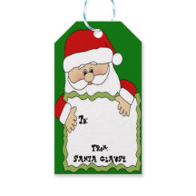 Tags cadeaux de Noël de Père Noël