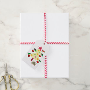 Étiquettes-cadeau Tags cadeaux de Noël Jolly Holiday