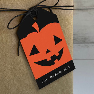 Étiquettes-cadeau Tags cadeaux Jack-O-Lantern Halloween