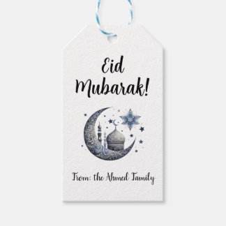 Étiquettes-cadeau Tags cadeaux personnalisés de l'Aïd Moubarak