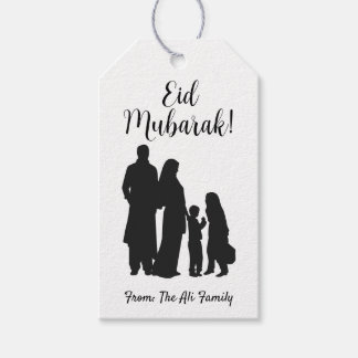 Étiquettes-cadeau Tags cadeaux personnalisés de l'Aïd Moubarak - Fam