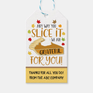 Étiquettes-cadeau Tags de cadeaux Thanksgiving