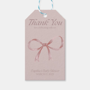 Étiquettes-cadeau Tags de Merci de Baby shower d'arrivée Darling