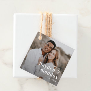 Étiquettes Cadeau Tags de notre mariage de moment Favor