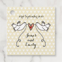 Tags favoris de mariage des colombes blanches pers