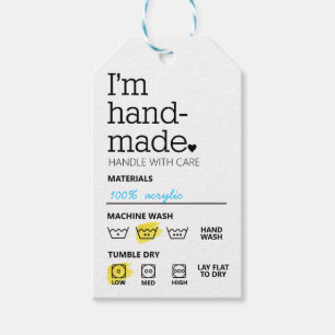 Étiquettes-cadeau Tags minimalistes de soins professionnels de fabri