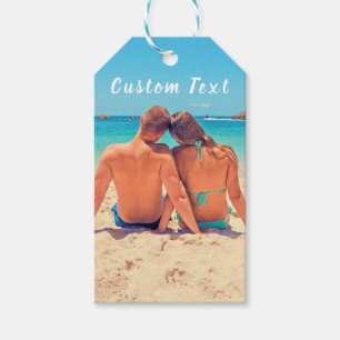 Étiquettes-cadeau Tags personnalisés de votre cadeau photo avec text