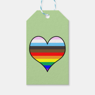 Étiquettes-cadeau Tags Rainbow Heart