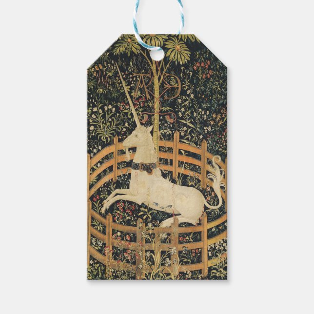 Étiquettes-cadeau Tapisseries Unicorne Tapisserie classique (Devant)