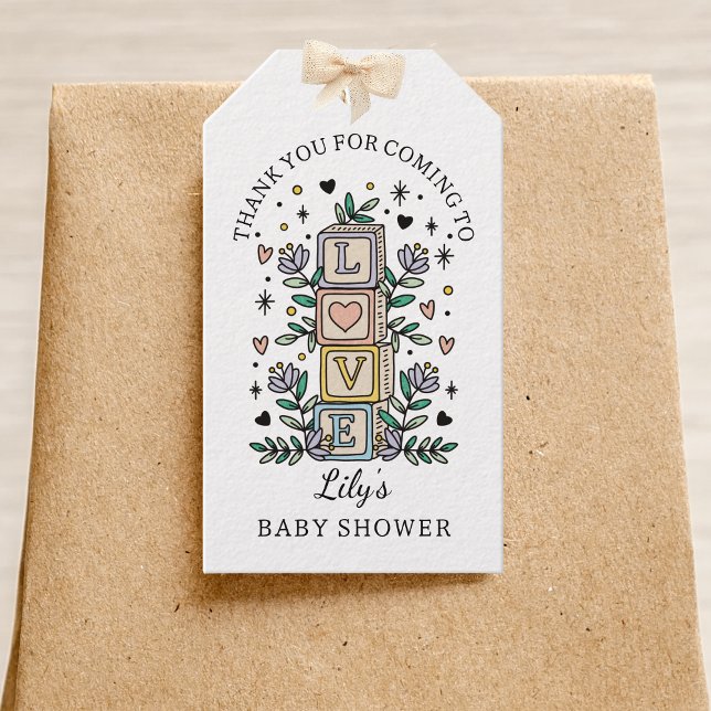 Étiquettes-cadeau Tarot Love Baby shower Merci Favoriser (Créateur téléchargé)
