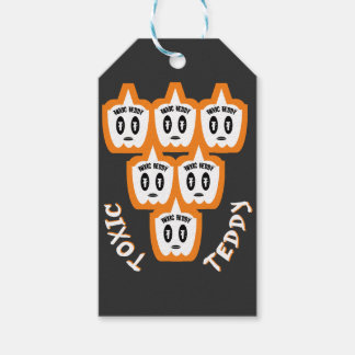 Étiquettes-cadeau TEDDY TOXIQUE nouveau design