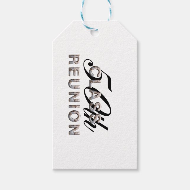 Étiquettes-cadeau TEE 50e Réunion de classe (Devant)