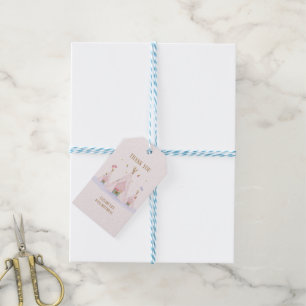 Étiquettes-cadeau Teepee Spa fête d'anniversaire
