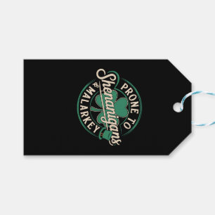 Étiquettes-cadeau Tendance aux farces et au baratin de la Saint-Patr