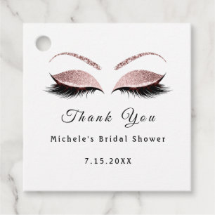 Étiquettes Cadeau Than You Name Mariage Douce Fête d'anniversaire 16