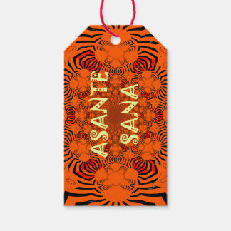 Étiquettes-cadeau The Gilded Zenith Gift Tags: African Geometric Opu