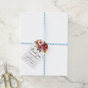 Étiquettes-cadeau Thème simple subtil couleur pastel aquarelle