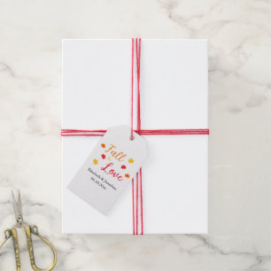 Étiquettes-cadeau Tombez amoureux