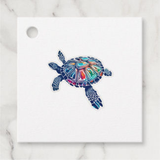 Étiquettes Cadeau Tortue tortue