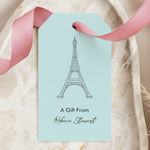 Étiquettes-cadeau Tour Eiffel pour toutes les occasions Un cadeau pe