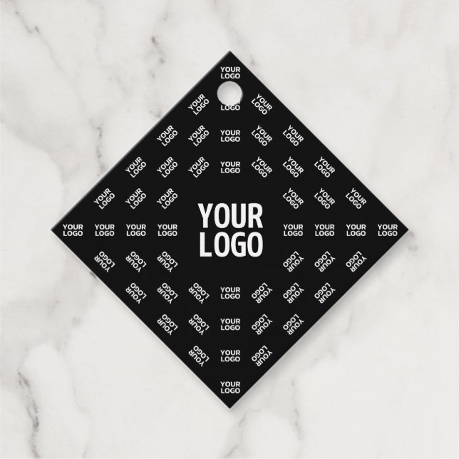 Étiquettes Cadeau Toute conception ou logo d'image téléchargé | Pièc (Devant)