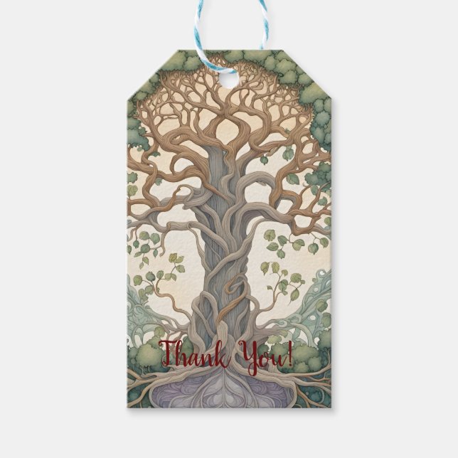 Étiquettes-cadeau Tree of Life (Devant)
