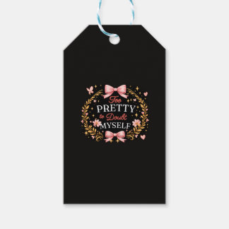 Étiquettes-cadeau Trop Jolie Pour Douter De Moi-même Coquette Arc Am