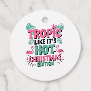 Étiquettes Cadeau Tropic Like It’s Hot : Christmas Edition