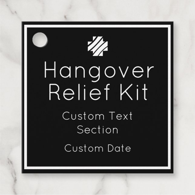Étiquettes Cadeau Trousse de secours (Devant)