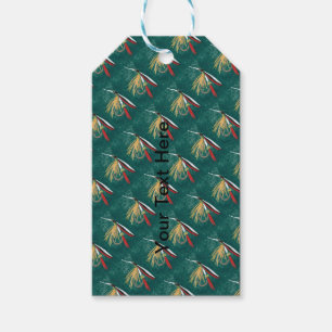 Étiquettes-cadeau Truite "Fin" Mouche mouillée mouillée mouillée