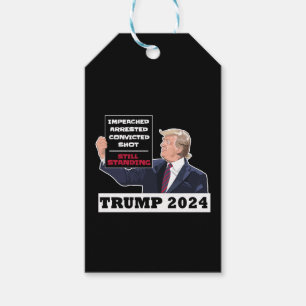 Étiquettes-cadeau Trump 2024 Toujours Président Élection USA