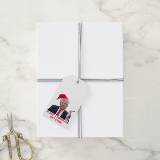 Étiquettes-cadeau Trump, le pire cadeau de Noël jamais fait !