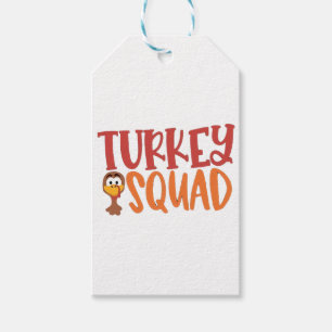 Étiquettes-cadeau Turquie Équipe Correspondante Turquie Thanksgiving