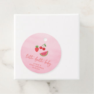 Étiquettes Cadeau Tutti Frutti Baby Shower 