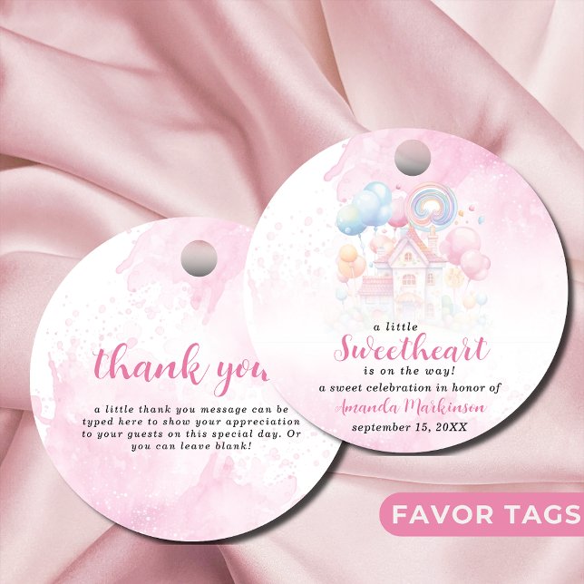 Étiquettes Cadeau Un Baby shower-bonbons un peu amoureux (Créateur téléchargé)