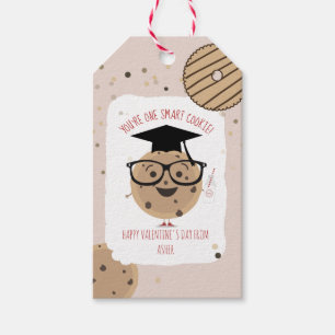 Étiquettes-cadeau Un biscuit intelligent et le lait enfants salle de