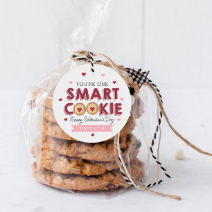 Étiquettes Cadeau Un Cookie intelligent en classe Valentines Day