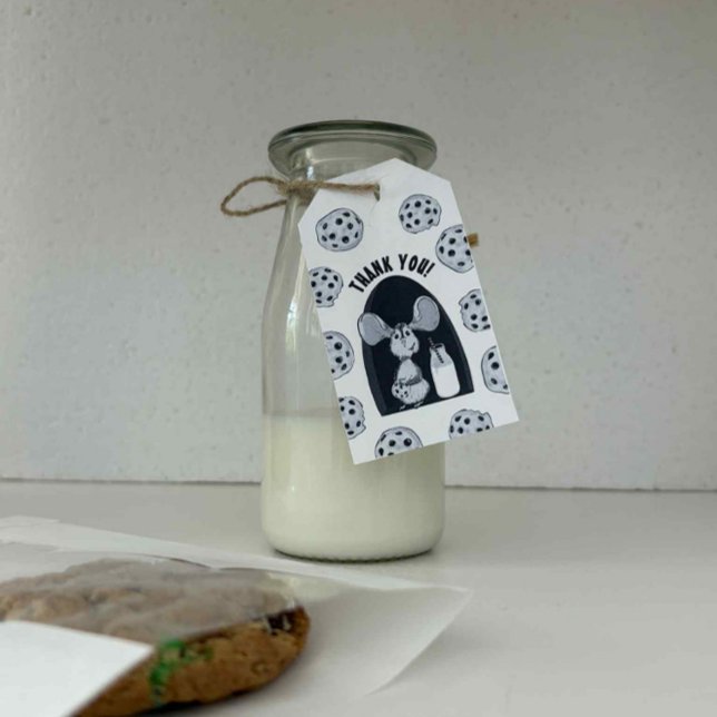 Étiquettes-cadeau Un doux biscuit souris Anniversaire (Créateur téléchargé)