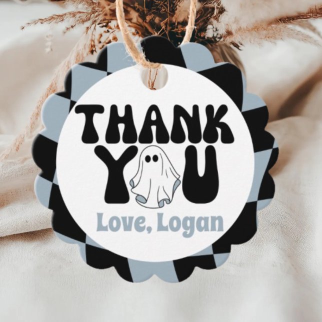 Étiquettes Cadeau Un joyeux Boo Boy Boy Merci (Créateur téléchargé)