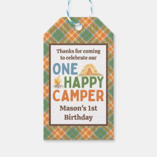 Étiquettes-cadeau Un Joyeux Camper Anniversaire Favoriser Tags