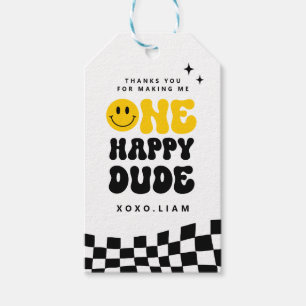 Étiquettes-cadeau UN Joyeux Dude Anniversaire Décroché de préférence