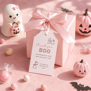 Étiquettes-cadeau Un petit Boo Mignon Pastel Halloween