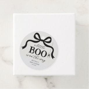 Étiquettes Cadeau Un Petit Boo Se Trouve Sur Le Chemin Du Baby showe